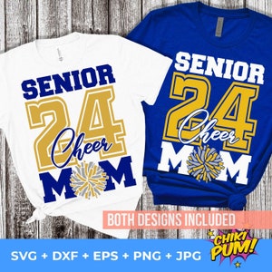 Senior 2024 Svg, Cheer Mom Svg, Football Mom Svg, Mom Shirt Svg Png Eps Dxf Jpg Cut files