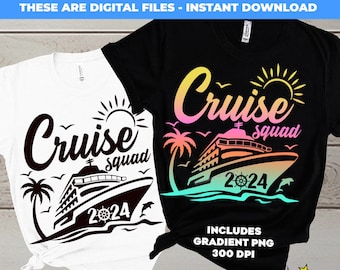 Cruise Squad 2024 SVG, Familie Cruise SVG, Vrienden Cruise 2024 SVG, Cruise Squad shirts 2024