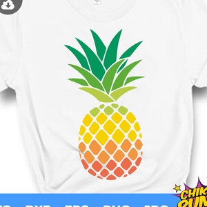 Pineapple SVG, Pineapple tshirt, Summer SVG, digital cut files