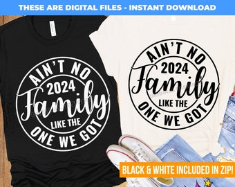 Ain't No Family Like The One We Got SVG, 2024 Family Quote svg, Summer Quote Svg, Family, Summer Vacation Shirt Svg, Svg Files For Cricut