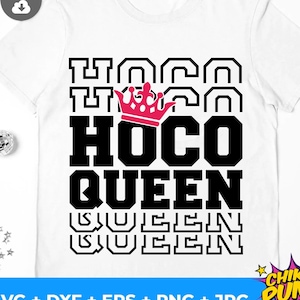 La reine des retrouvailles SVG, svg Hoco Queen, svg des retrouvailles, téléchargement numérique