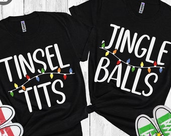 Lametta Meisen svg, Jingle balls svg, lustige Weihnachts svg, Weihnachts-Shirt svg, für Sie und Ihn svg, Paare-Hemden svg, Plotter-Dateien