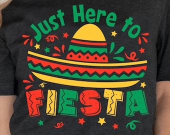 Fiesta SVG PNG: Cinco de Mayo Mexikanische Hut-Schnittdateien (Digitaler Download)