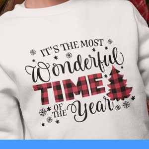 It's The Most Wonderful Time of the Year SVG, Christmas SVG, cut-bestand, Cricut, silhouet, winter-svg