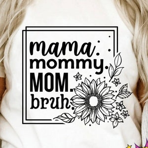 Mamãe, Mamãe, Mamãe, Mano, Mamãe e Eu, Engraçado, Feliz Dia das Mães, Dia das Mães, Mamãe, Vida de Mãe, Sublimação em PNG