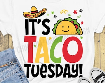 Taco Tuesday SVG PNG: Fun Taco Quote Designs (Digital Download)