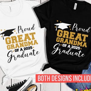 Bisavó orgulhosa de uma formatura de 2025 SVG, Camisa de formatura 2025 png, Classe de 2025, Arquivos de corte SVG da bisavó formada em 2025, PNG dtf