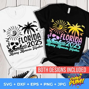 Florida 2025 SVG, Florida Urlaub 2025 SVG, USA Urlaub, Florida Sommer Strand SVG, Familien Urlaub SVG, SVG-Dateien für Cricut