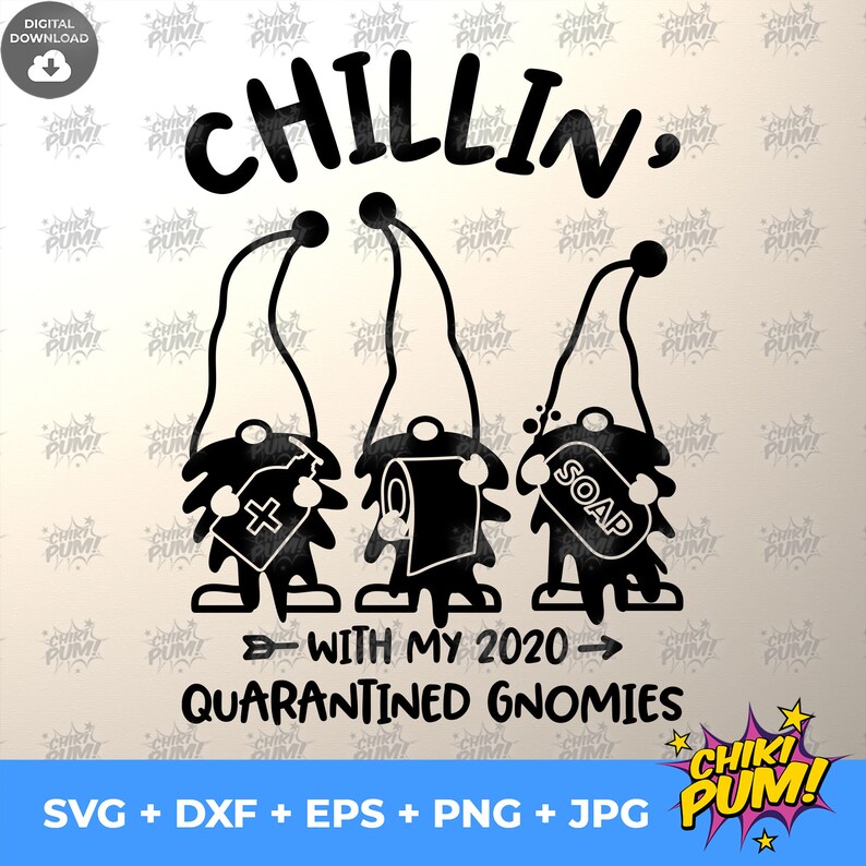 Download Chillin with My Quarantined Gnomies Svg Christmas Gnomes ...