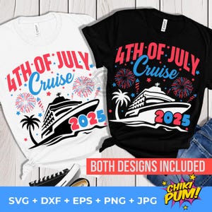 4. Juli Kreuzfahrt svg Png, Sommerferien 2025 svg, Sommerkreuzfahrt 2025, Familienkreuzfahrt svg, Sublimation, svg für Cricut