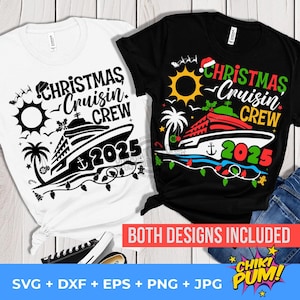 Weihnachts-Cruisin 'Crew 2025-Svg, Familien-Kreuzfahrt-Svg, Familien-Weihnachtskreuzfahrt-2025-Svg, passendes Familien-Cruise-Shirt-Svg, Png