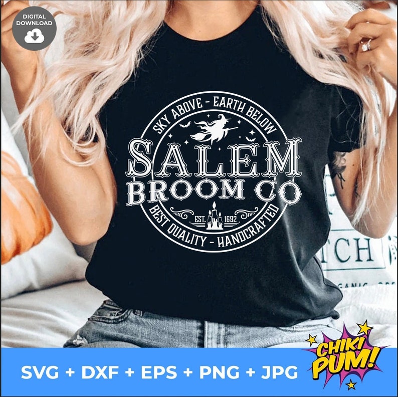 Salem Broom Company SVG Png Files Salem Broom Co Svg - Etsy