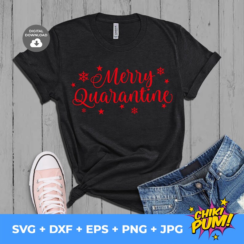 Download Merry Quarantine Red Quarantine svg Christmas svg Cricut ...
