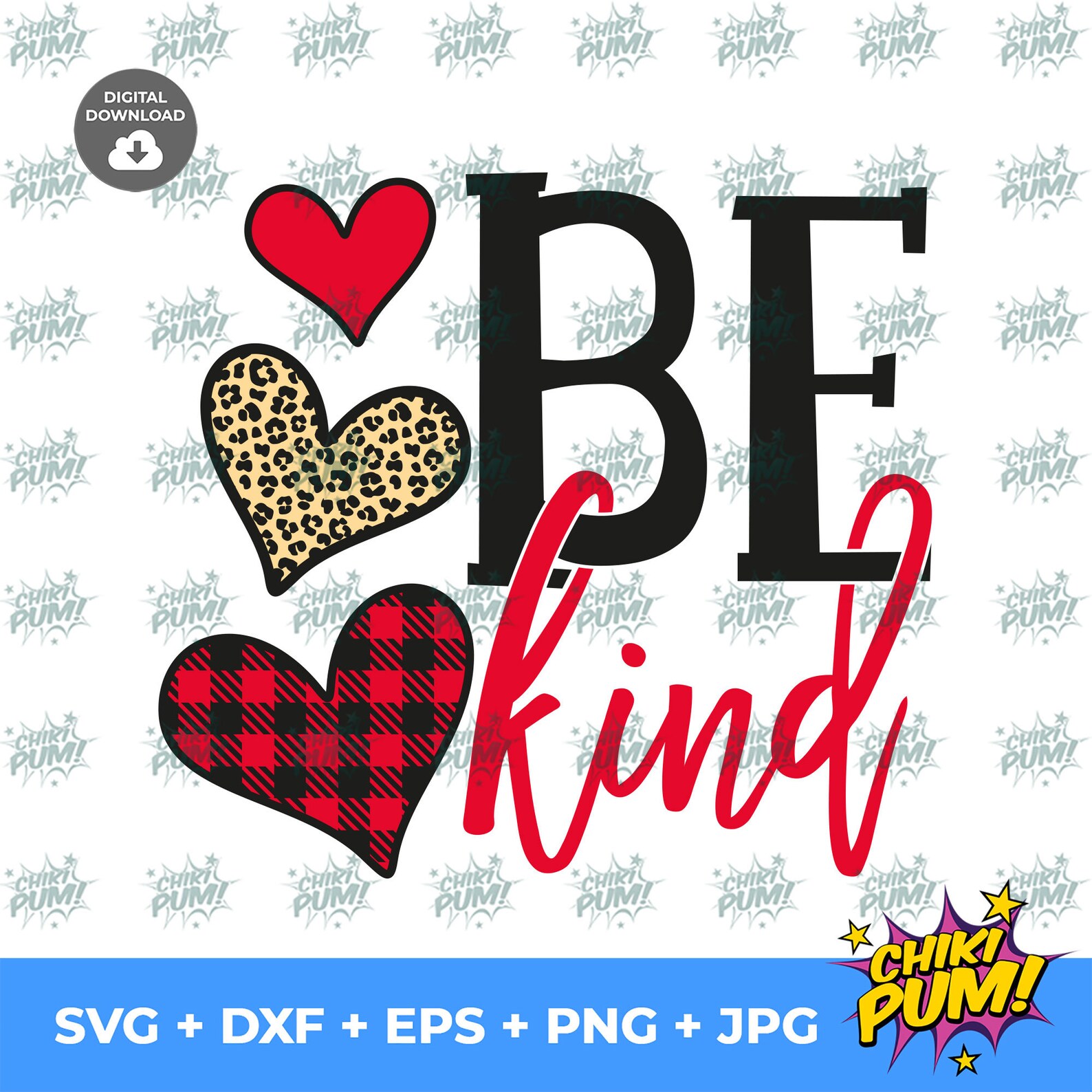 Be Kind Svg Valentine's Love Inspirational Quote Etsy
