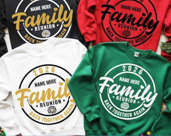 Family Reunion 2026 SVG PNG: Back Together Design, Cricut & Sublimation (Digital Download)