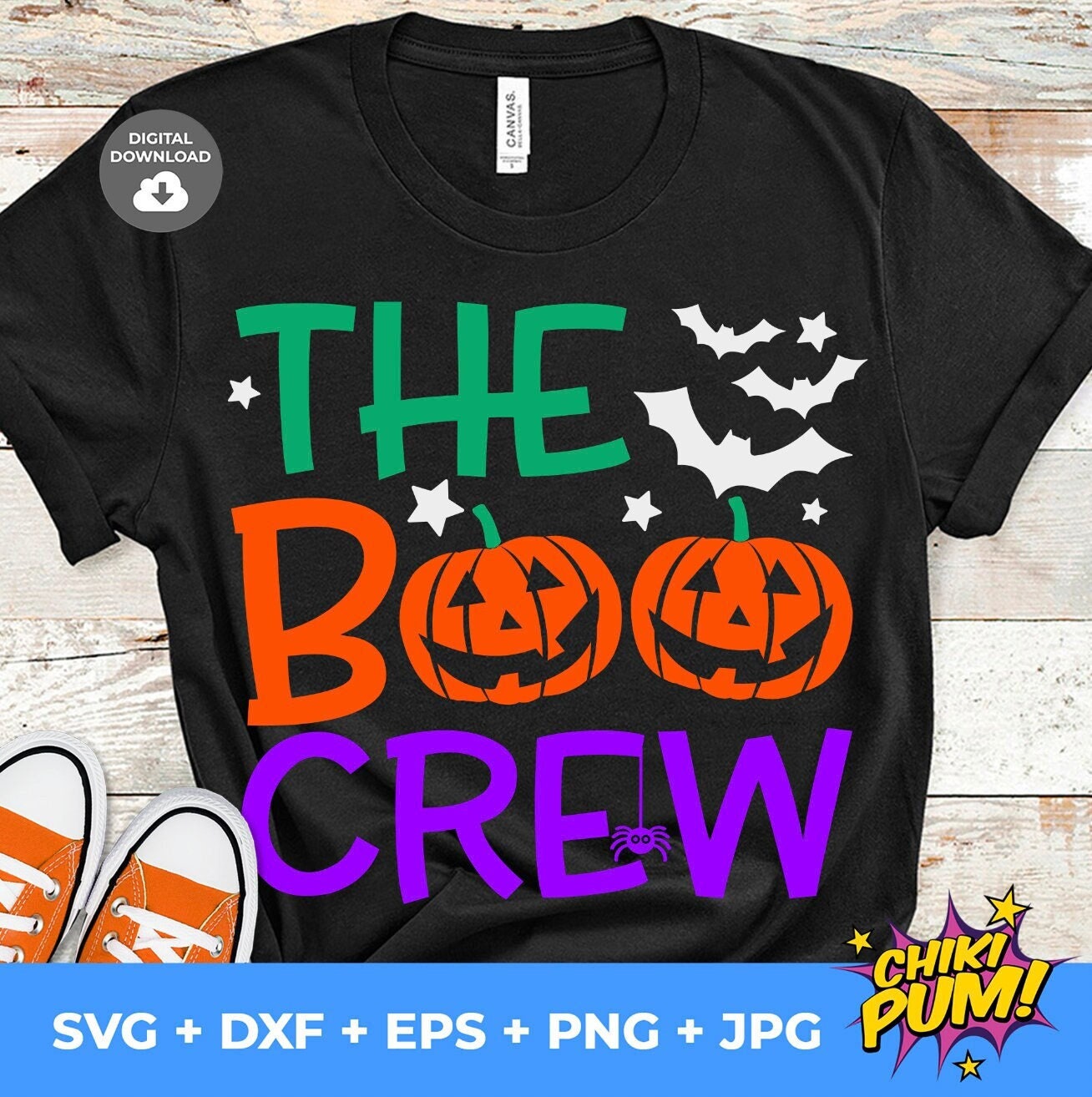 The Boo Crew Svg Halloween Svg Cute Halloween Funny | Etsy