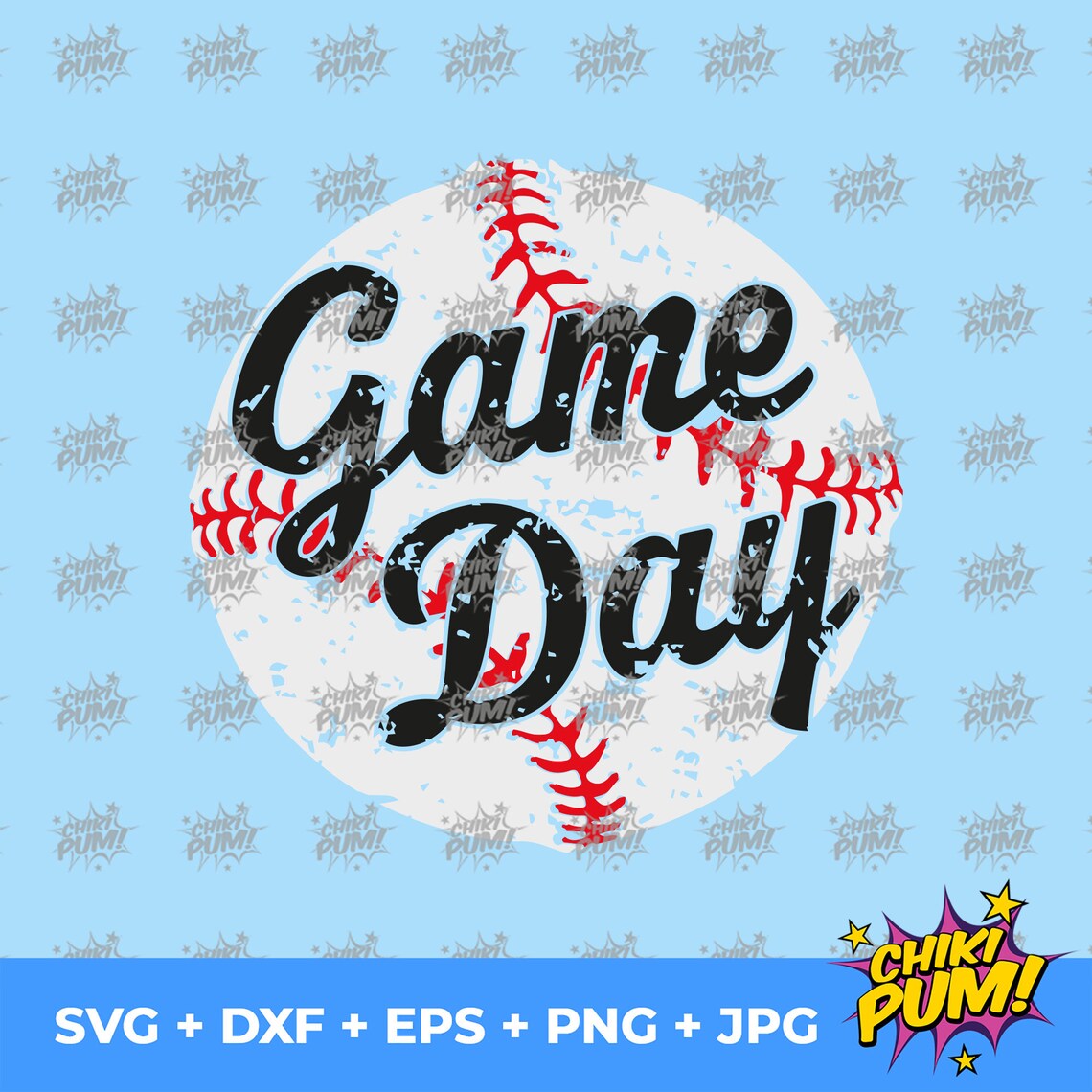 Game Day svg Baseball svg Grunge baseball svg baseball mom Etsy