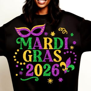 Mardi Gras 2026 SVG, Mardi Gras SVG, Fat Tuesday matching shirts, Mardi gras shirt SVG, Mardi gras cut files