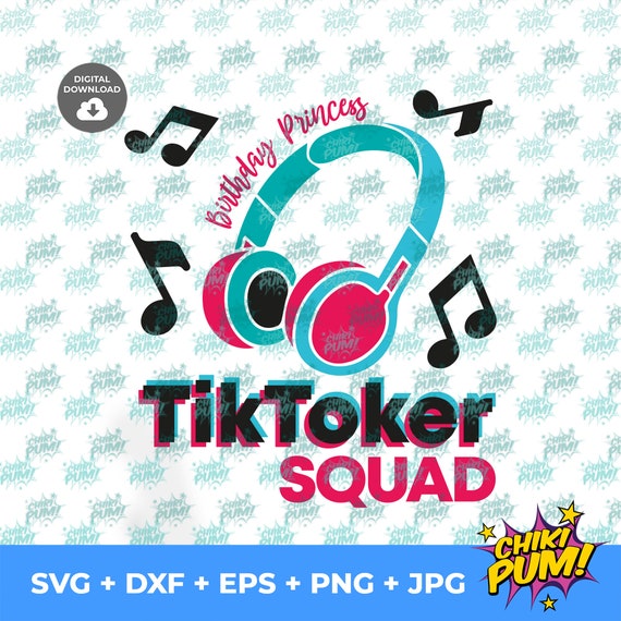 Download Tiktoker Bundle Girl Birthday Squad Svg Birthday Princess Etsy