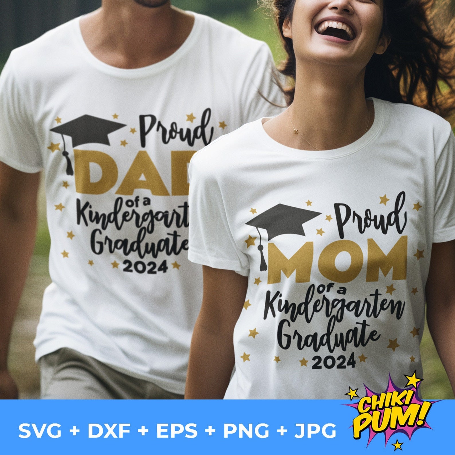 Proud Mom and Dad of a 2024 Kindergarten Graduate SVG, Proud Mom Svg ...