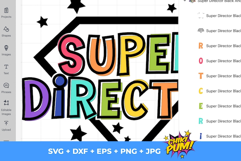 Super Director Svg, Super Director Png, Director Appreciation svg, Director clipart, Hero t-shirt svg