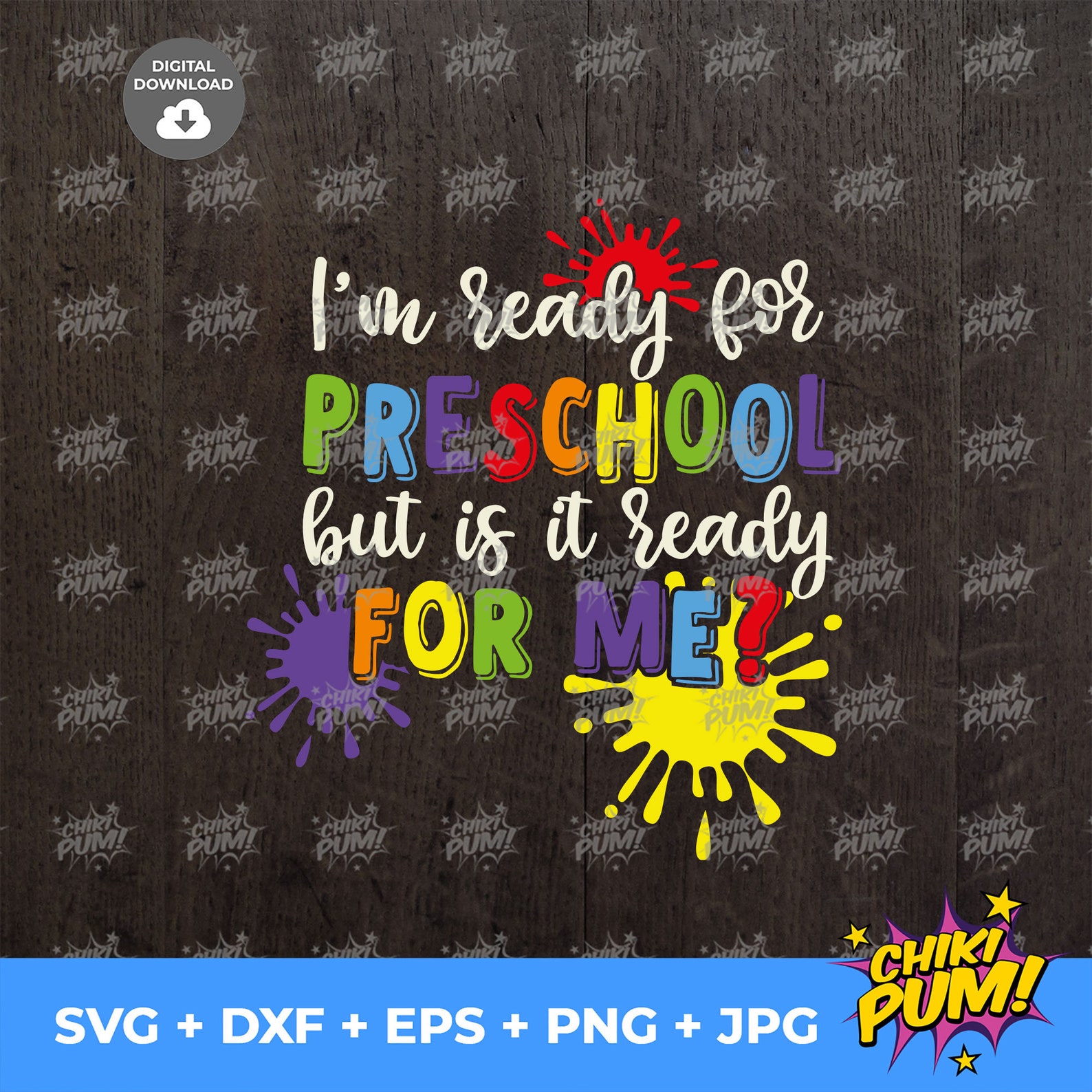 I m Ready For Preschool But Is It Ready For Me Svg Pre k Etsy