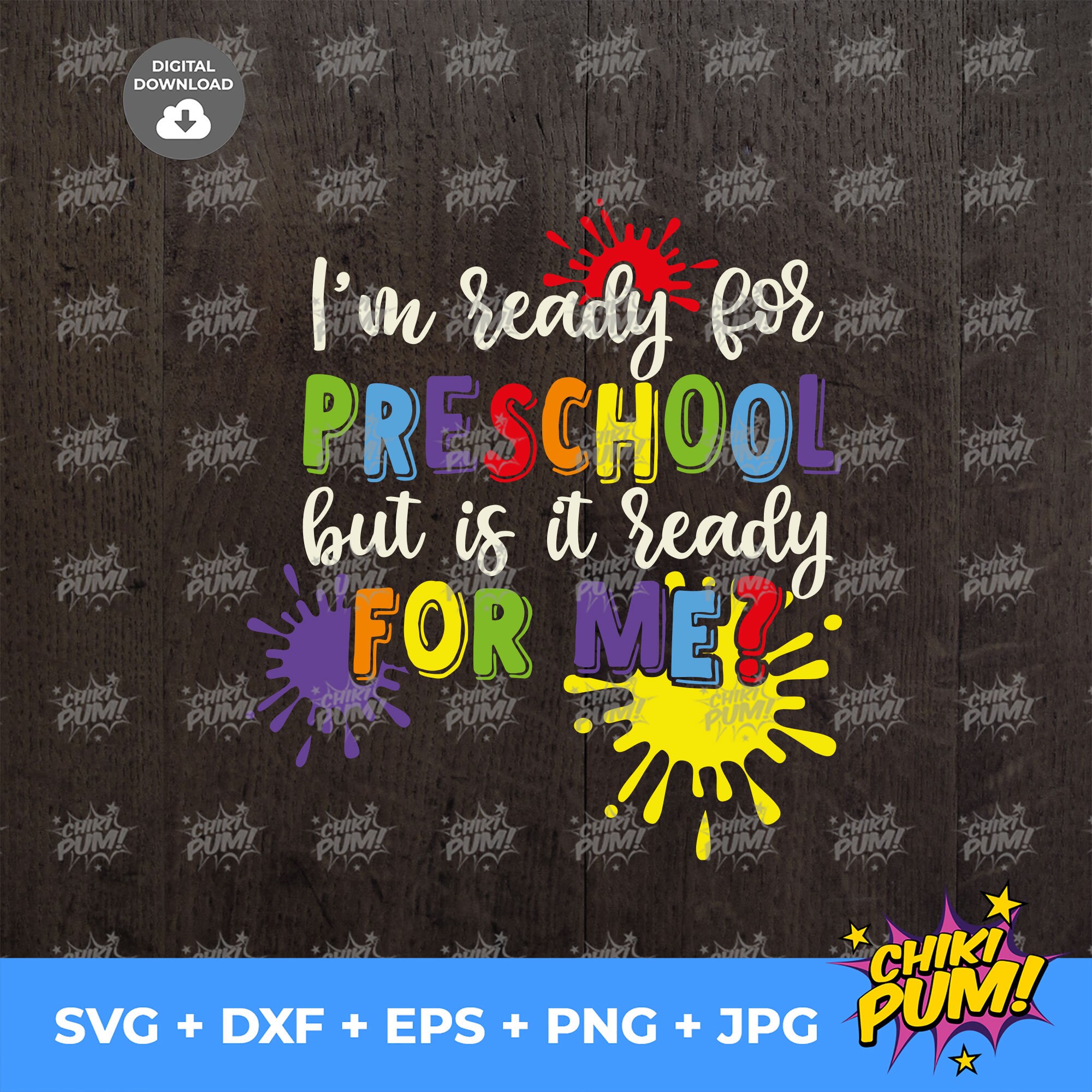 I'm Ready for Preschool but is It Ready for Me Svg Pre-k - Etsy