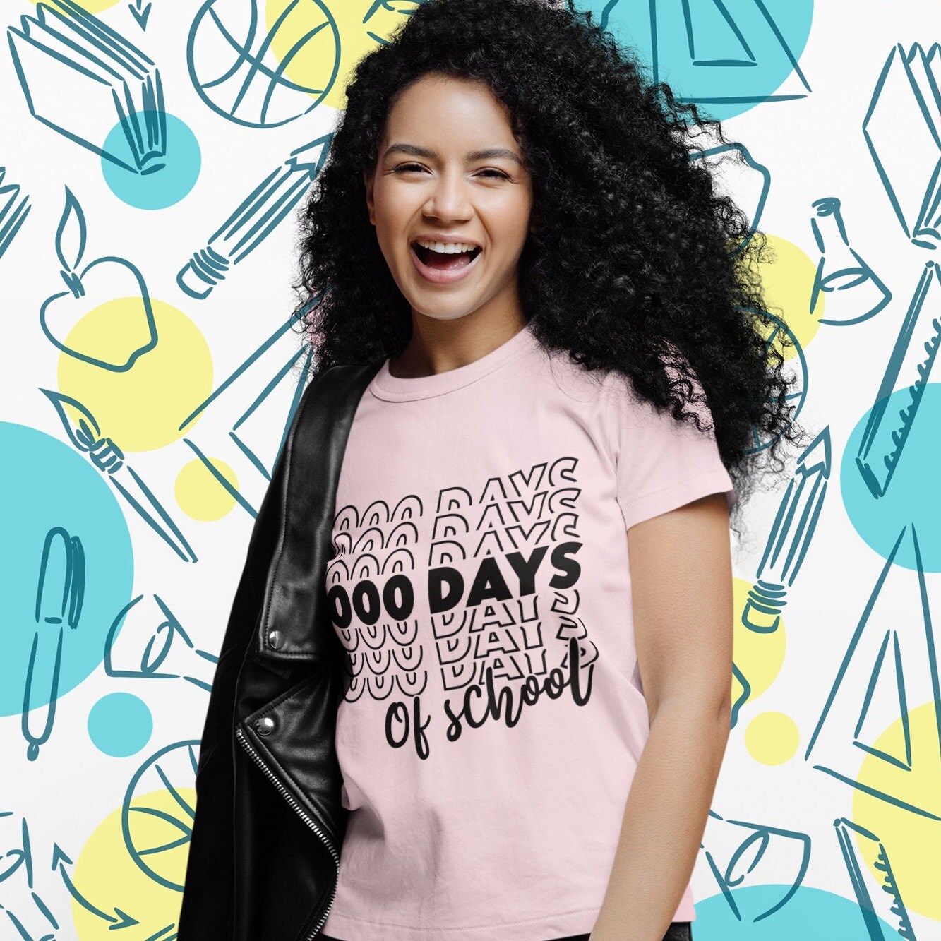 1000 Days of School 1000th Day of School 5th Grade Teacher Etsy