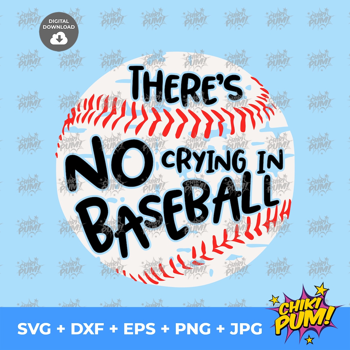 There’s No Crying In Baseball SVG File Baseball SVG | Etsy