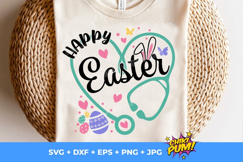 Easter Stethoscope Svg Nurse Easter Svg Png Spring Etsy