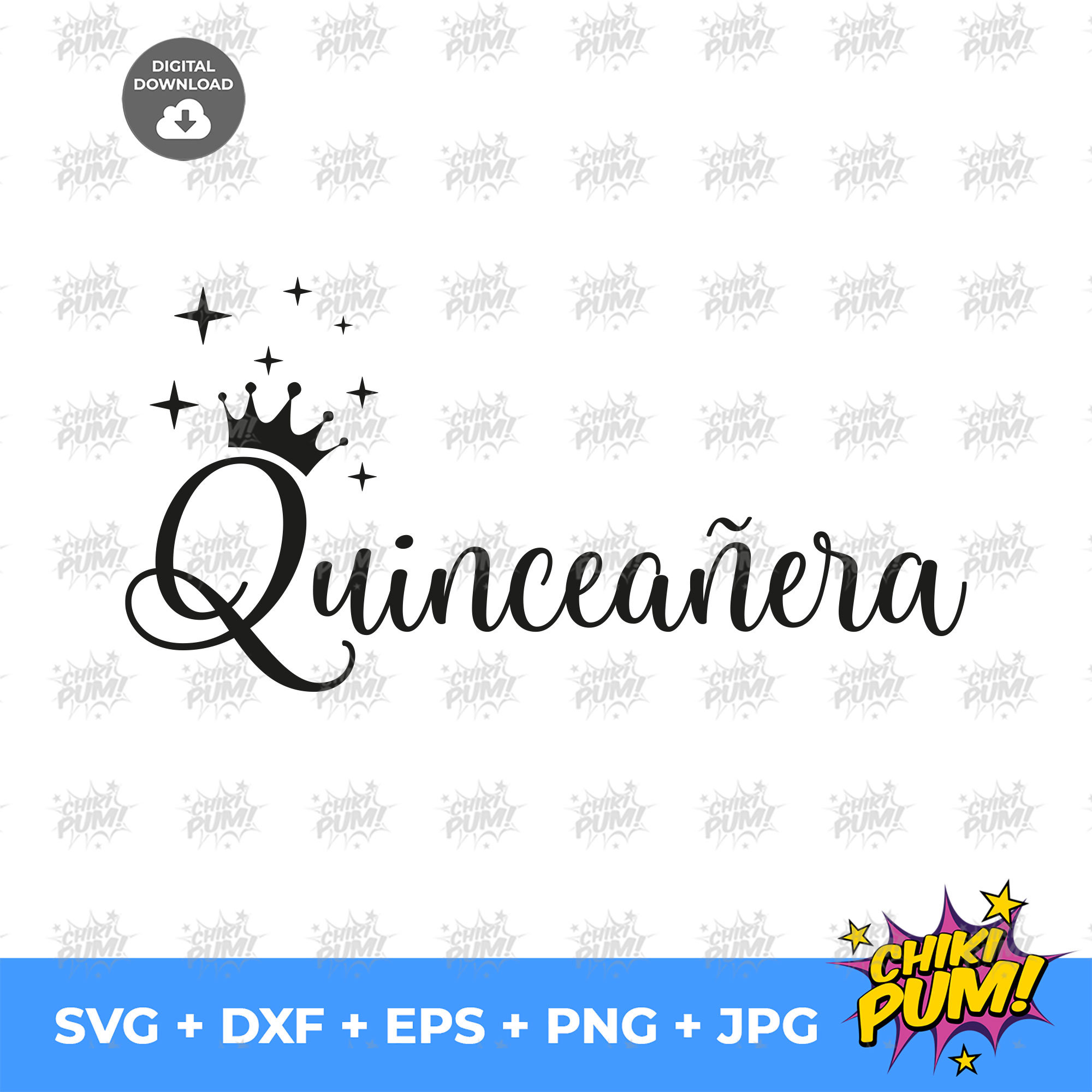 Quinceanera svg quinceañera party svg Mis Quince svg Cricut Etsy