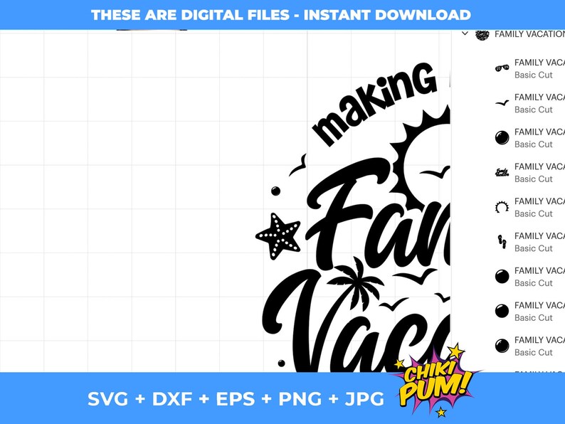Family Vacation SVG, Family Vacation 2026 PNG, Making memories together, Vacation shirt SVG, png, eps, dxf, jpg