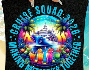 Cruise Squad 2026 PNG: Viagem em família e com amigos para criar memórias inesquecíveis (Download digital)