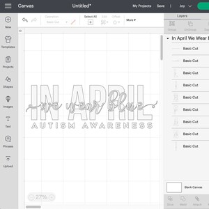 In April We Wear Blue, Autism Awareness SVG, In April SVG, We Wear Blue Svg, Autism Svg, Autism Awareness Png Sublimation