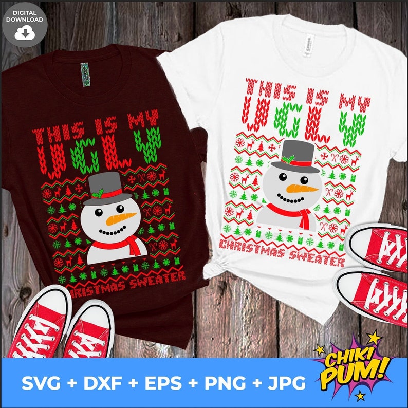 This is My Ugly Christmas Sweater Svg Funny Christmas Svg - Etsy
