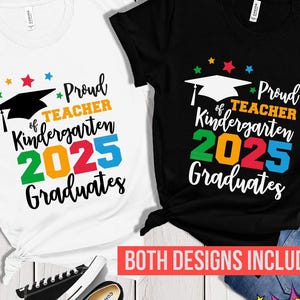Fier enseignant d'une école maternelle 2025 diplômés SVG, chemise fière enseignante PNG, classe de 2025 svg, fichiers svg enseignante maternelle coupe, PNG dtf