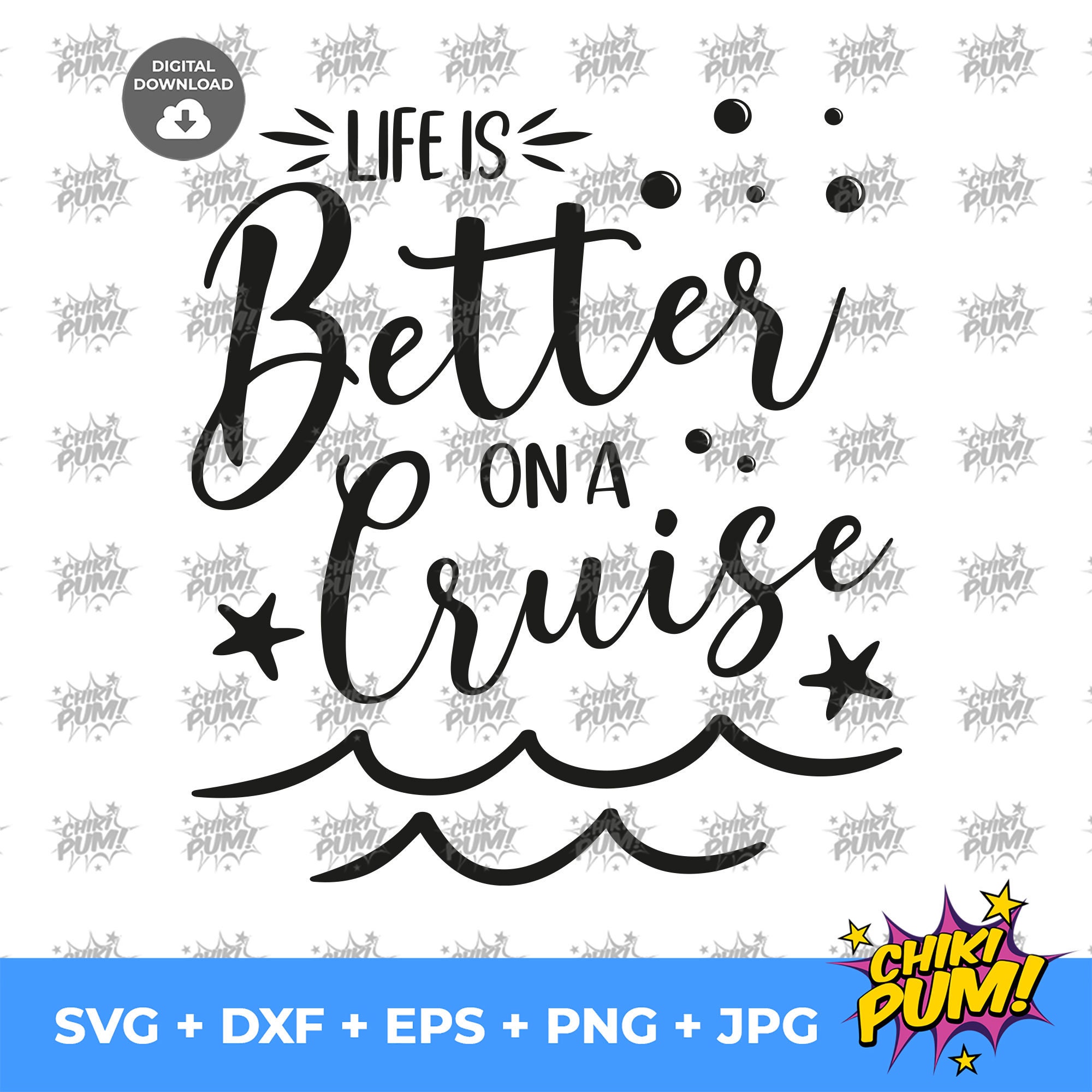 Life is Better on a Cruise Svg Summer Svg Cruise Svg | Etsy