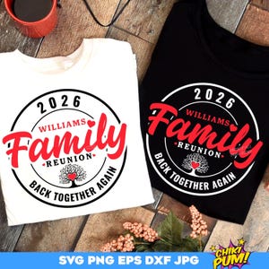 Family Reunion 2026 SVG PNG: Back Together Again Design (Digital Download)