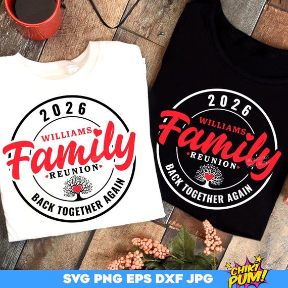 Family Reunion 2026 SVG PNG: Back Together Again Design (Digital Download)