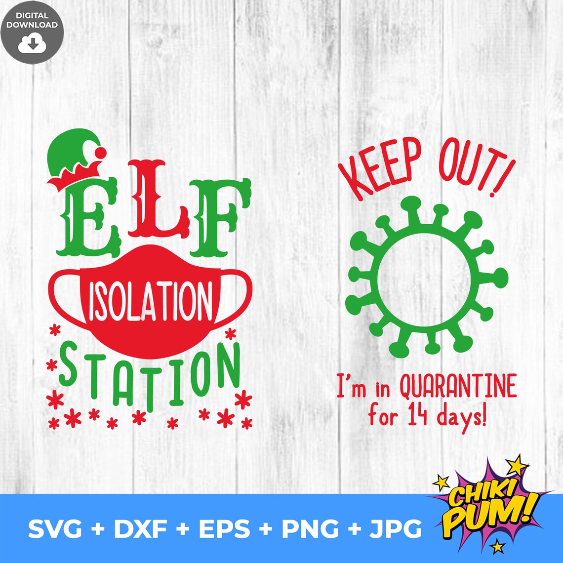 Elf Isolation Station svg Elf Quarantine Chamber svg Elf | Etsy
