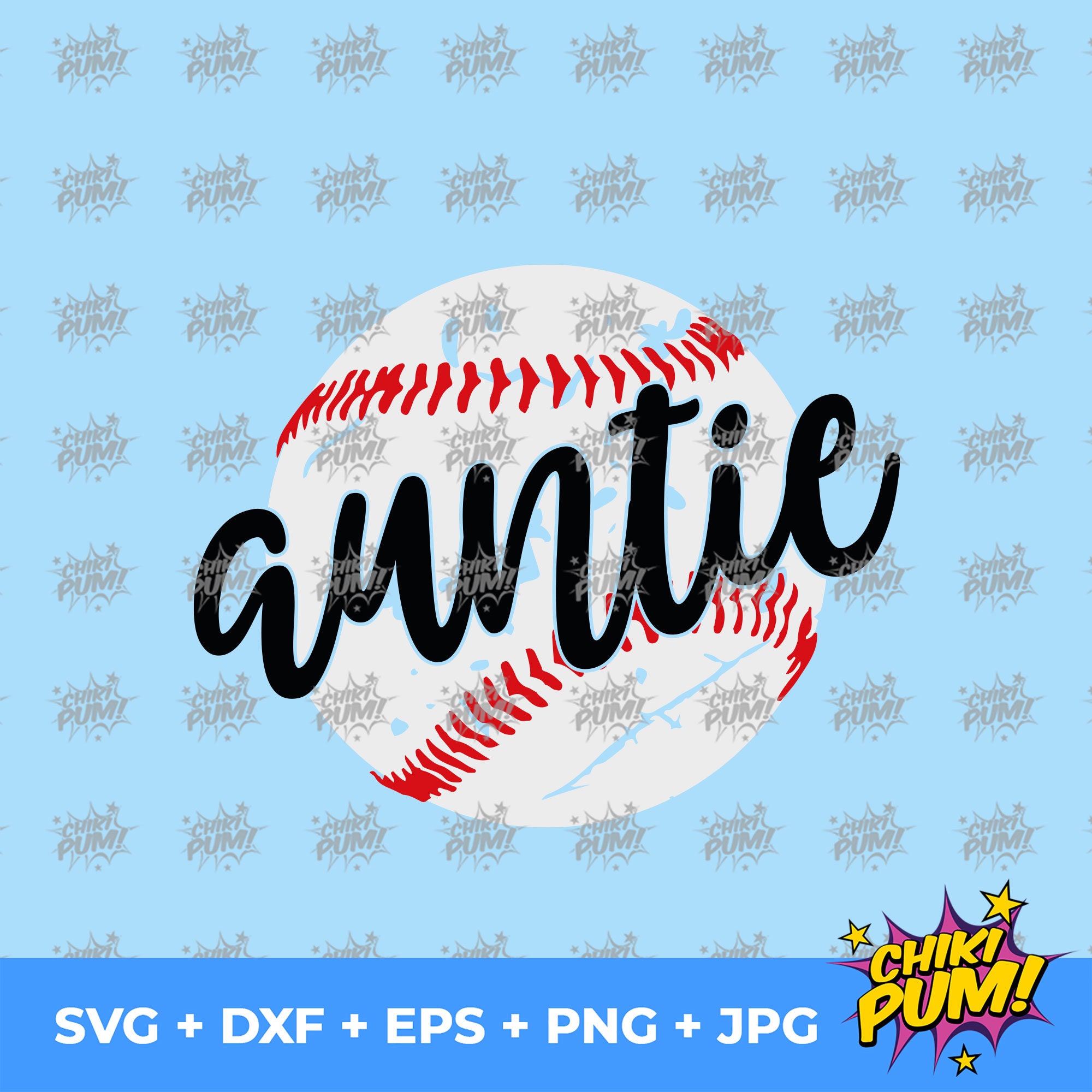 Baseball Auntie Svg Baseball Svg Baseball Shirt Grunge | Etsy