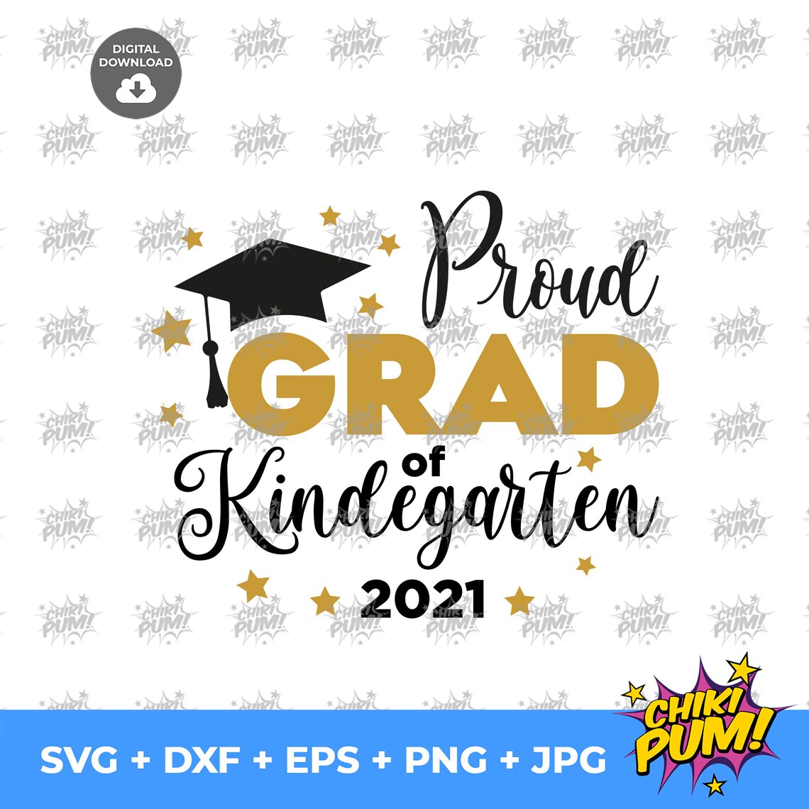 Download Proud Grad of Kindergarten 2021 SVG Graduation 2021 SVG | Etsy