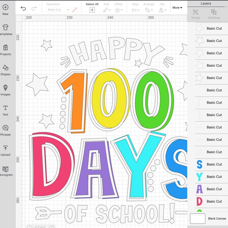 Happy 100 days of School T-shirt SVG, 100 days of School PNG, 100 days shirt svg cut files & PNG sublimation dtf