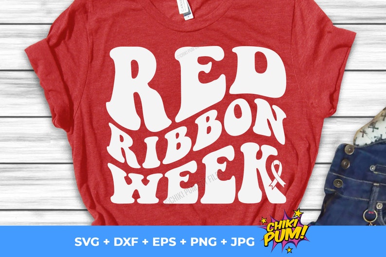Red Ribbon Week Svg Png, Say No to Drugs Say Yes to Kindness Svg, Drug Free Svg, Red Ribbon Week Awareness Svg Digital Downloads