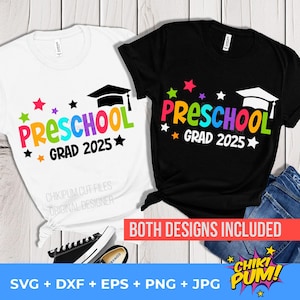 Preschool Grad 2025 SVG, Preschool Graduation 2025, Preschool graduation shirt SVG, Graduation 2025 cut files