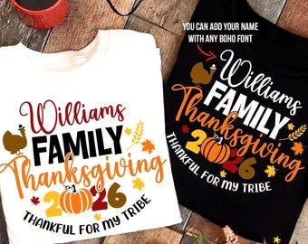 Thanksgiving 2026 SVG, Thanksgiving Shirt SVG, Family Thanksgiving SVG, Thanksgiving family reunion