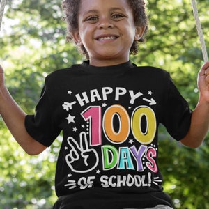 Happy 100 days of School SVG, 100 days of School Svg, 100th day of School Teacher Shirt, Png, Svg Files for Cricut, Sublimation PNG 300 dpi
