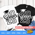 Senior 2025 SVG, Class of 2025 SVG, Graduation 2025 SVG, Senior shirt 2025 cut files