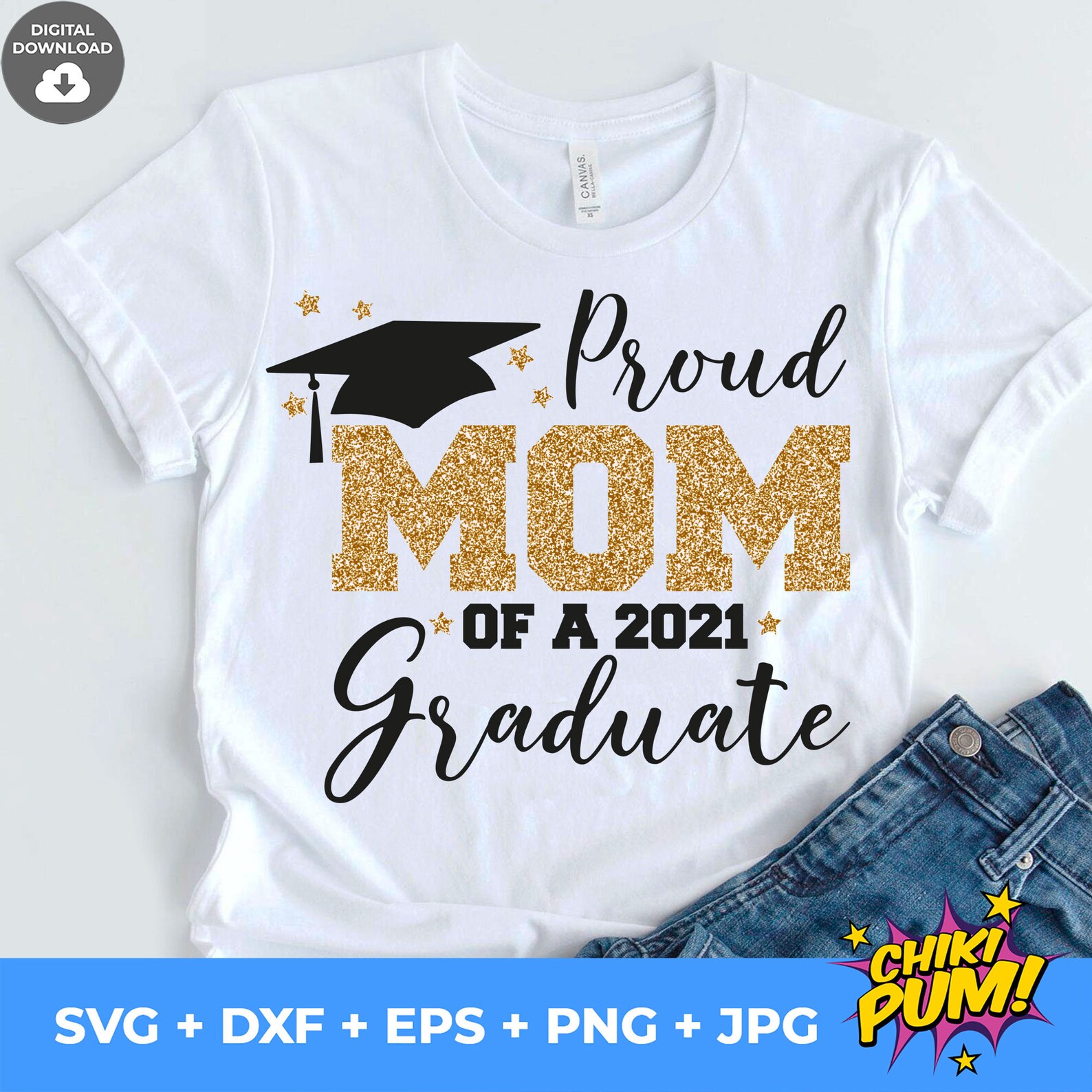 Download Proud Mom of a 2021 graduate SVG Graduation cut files ...