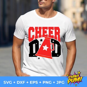 Cheer Mom SVG, Cheer Dad SVG, Cheerleading Bundle SVG, Cheerleader shirt Png, Cheer Couple Svg, png, Cheer Group Shirts Svg, Iron On Png